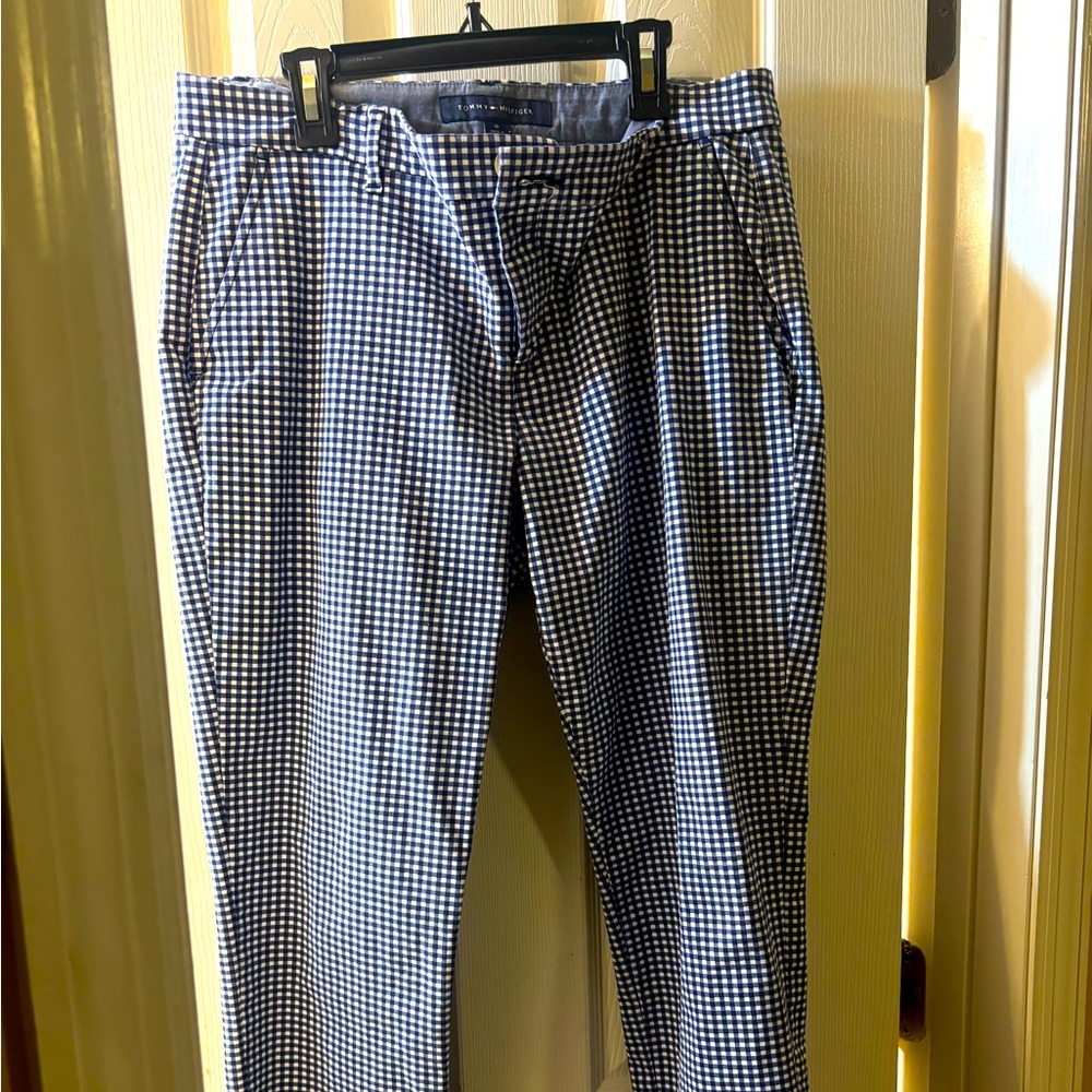 Tommy Hilfiger Gingham Pants, worn a  few times, excellent condition.